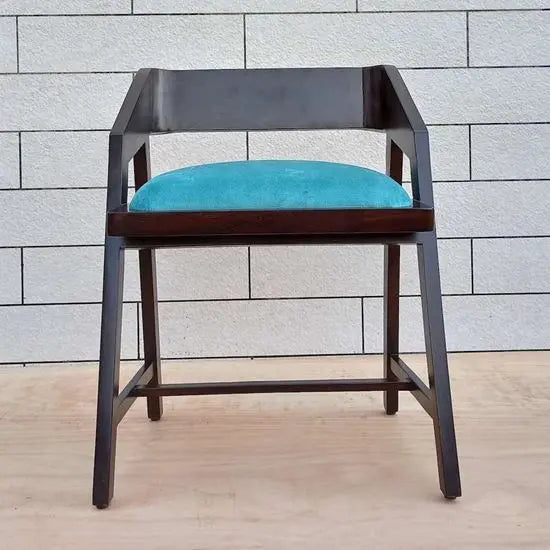 Wooden Loria Chair Green Made in Solid Sheesham Wood. 