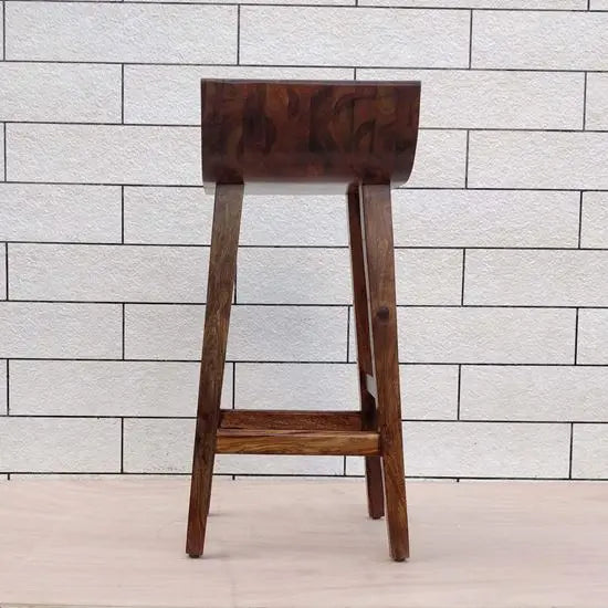 Solid Sheesham Wood Mac Bar Chair. 