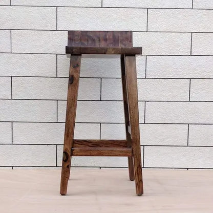 Solid Sheesham Wood Mac Bar Chair. 