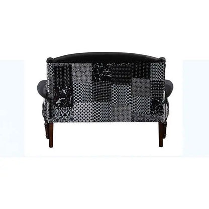 Two Seater maharani Sofa Made in Solid Wood in Walnut Finish.