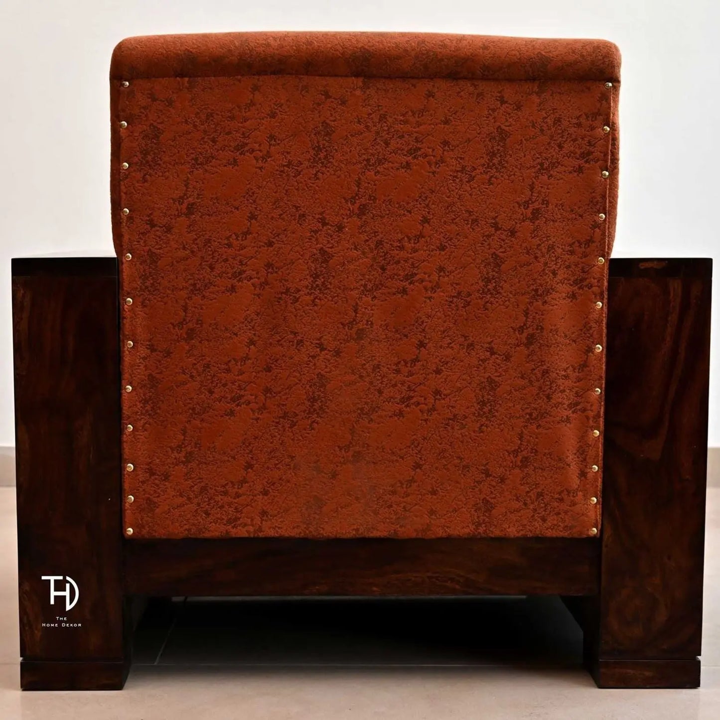 Wooden Magzine Sofa With Side Magzine Rack Massive Wooden Sofa Set.