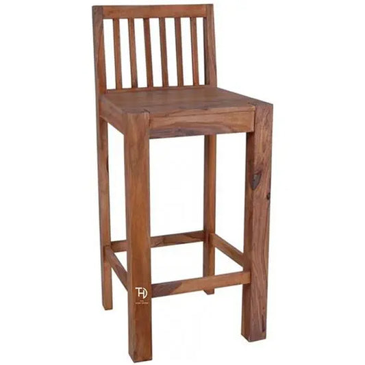 Solid Wood Meena Bar Chair. 