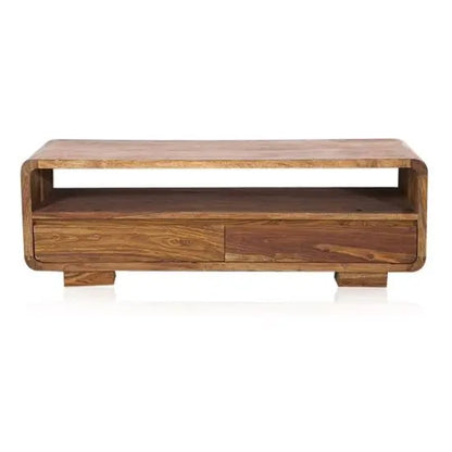 Curved edge tv led rack