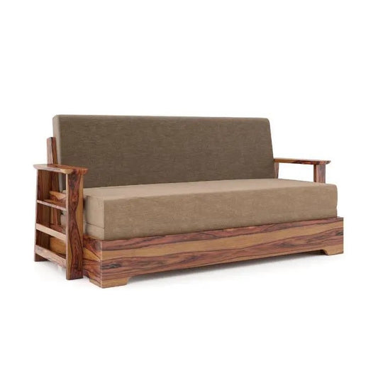 Solid wood Morley sofa bed couch