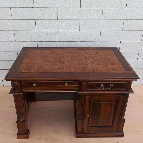 Solid Wood One Door Two Drawer Neural Vibro Study Table