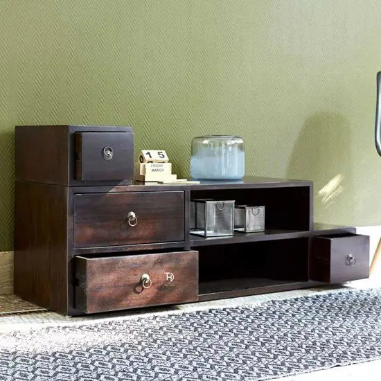 Step Led cabinet with 4 drawers