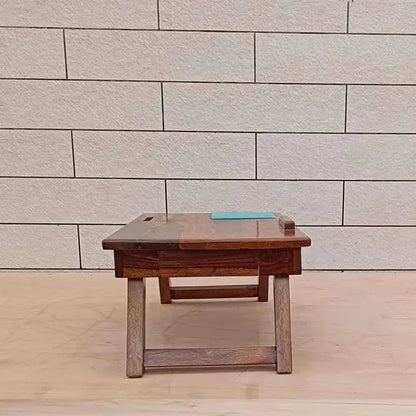 Solid Wood One Drawer and Mousepad Noah Laptop Table For Use Keeps Laptop and Mobiles.  