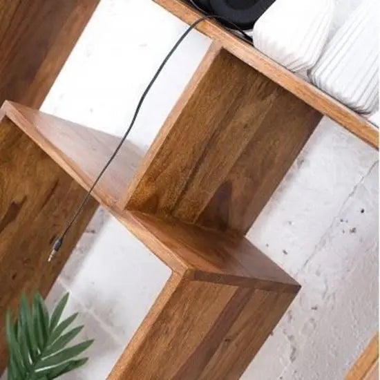 Solid Wood Open Shelf Nona Dusk Display