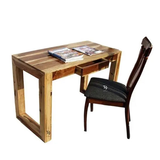 Solid Wood One Drawer Oneder Dune Desk 
