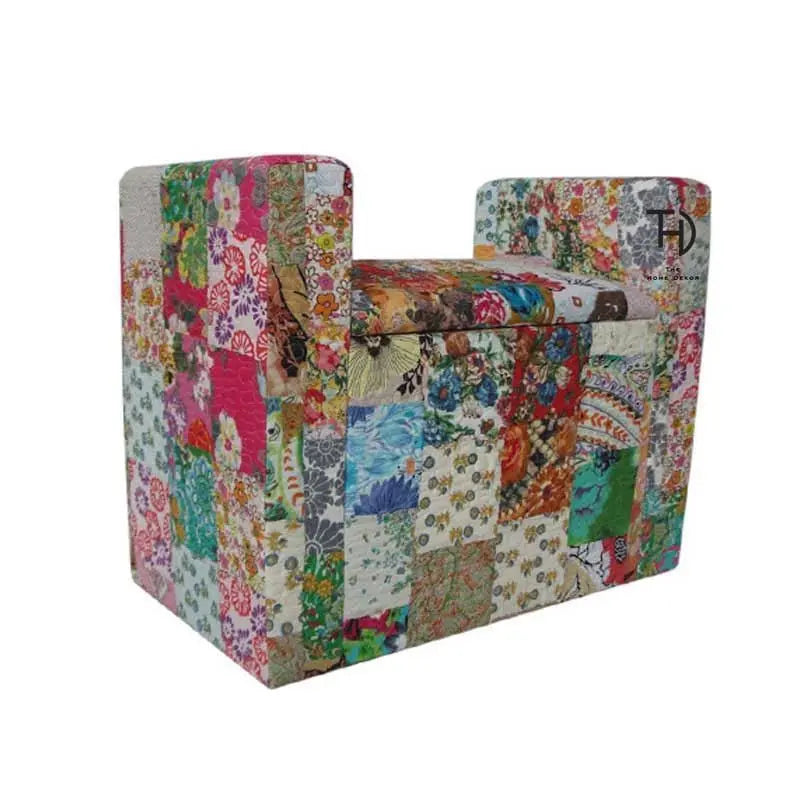 Patchwork Storage Box Pallo Settee
