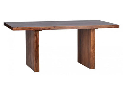 A rectangle shape Parler Dining table made in Solid sheesham wood. 