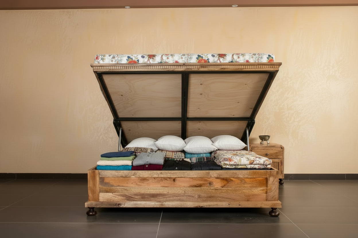Hydrolic storage bed