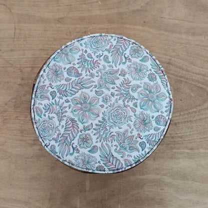 Rajsee Footstool Cream The Home Dekor