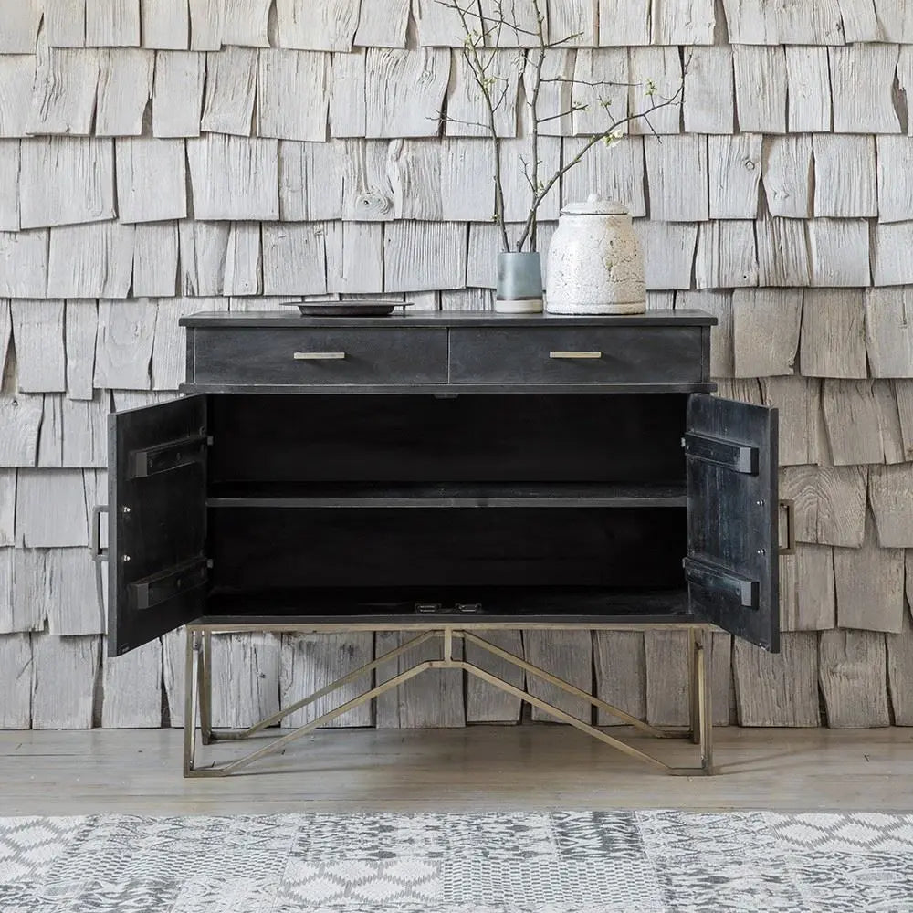 Two Door Two Drawer Ran Modern Sideboard.