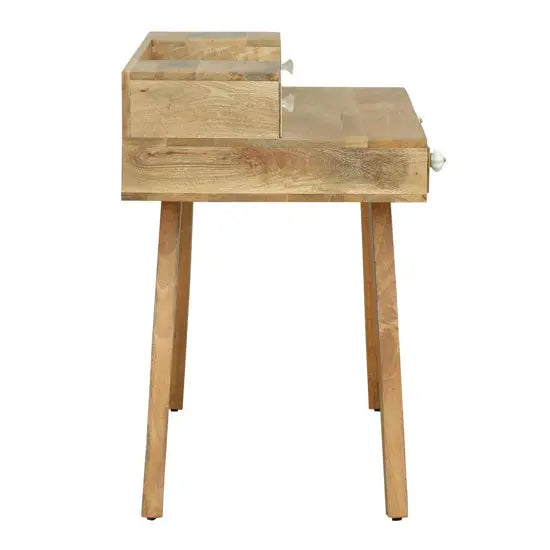 Mango Wood Five Drawer Multi Rino Desk. 