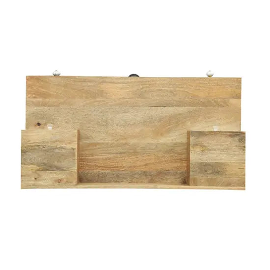 Mango Wood Five Drawer Multi Rino Desk. 
