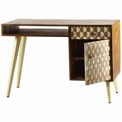 Wooden One Door One Drawer and One Shelf Sahara Study Table