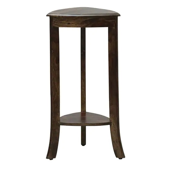 Solid Sheesham Wood SanBee Triangle Table. 