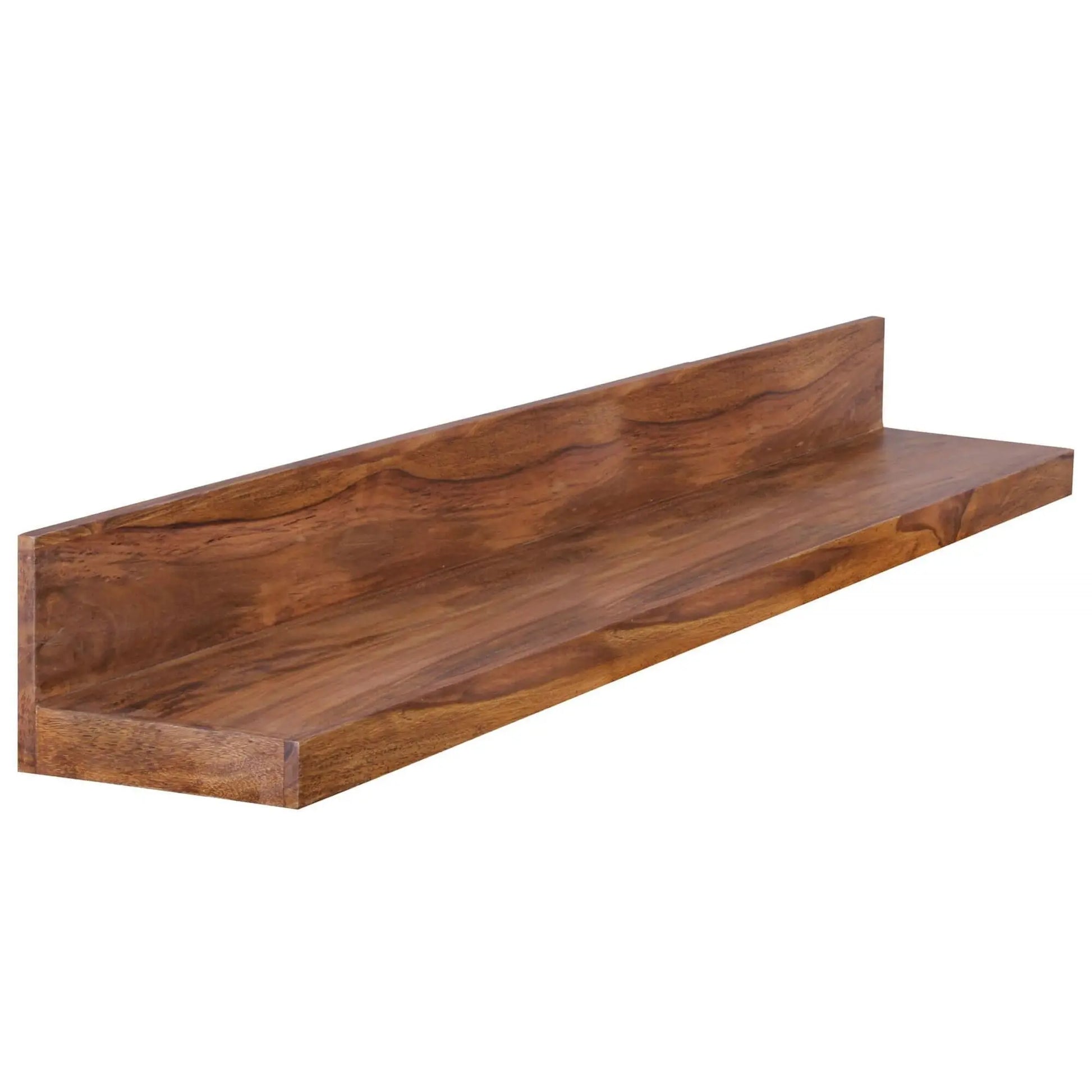 Solid Sheesham Wood Simple Design Slan Wall Rack. 