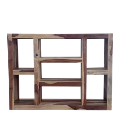 Open Shelf Solidwood Bookshelf in Sheesham Wood. 