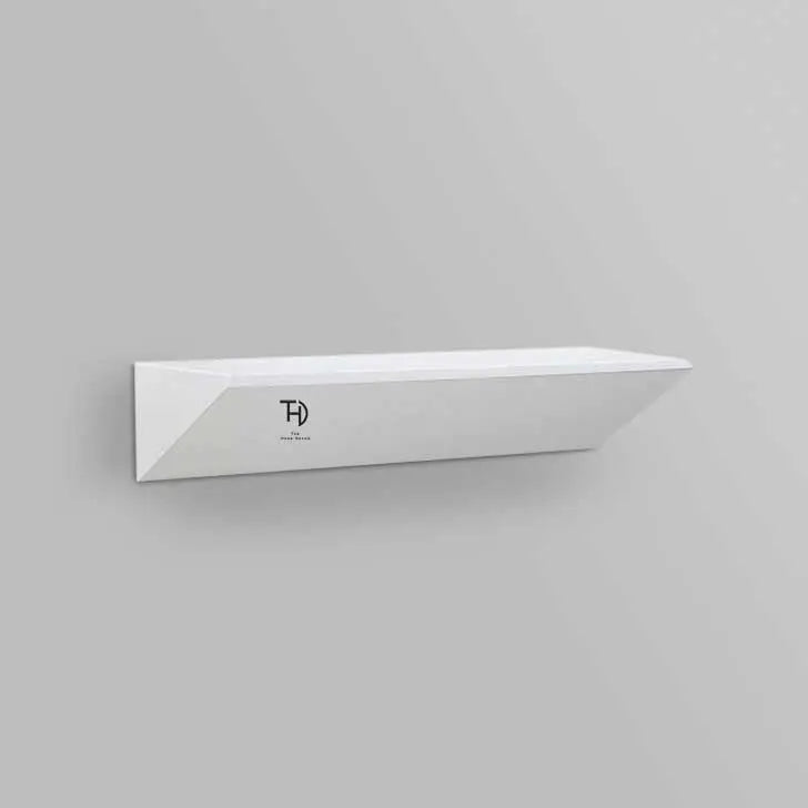 Triangle Design White Trio Wall Rack made in Mdf. 