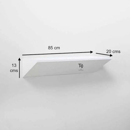 White Triangle Design Trio Wall Rack made in Mdf. 