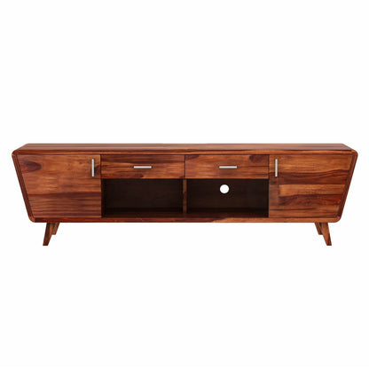 Wooden Two Door Two open shelf and Two Drawer Stolek Mars Tv unit.