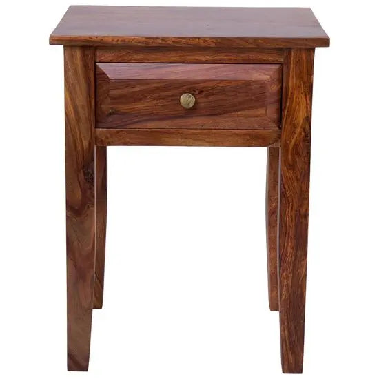 Solid Wood One Drawer Tyfoo End Table. 