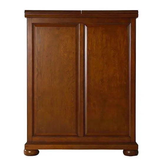 Solid Sheesham Wood Two Door Vintage Bar Cabinet. 