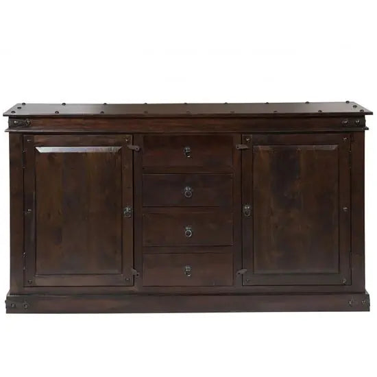 Sheesham Wood Two Door and Four Drawer Vintage Buffet. 