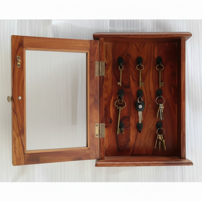 Key hanger with glass door
