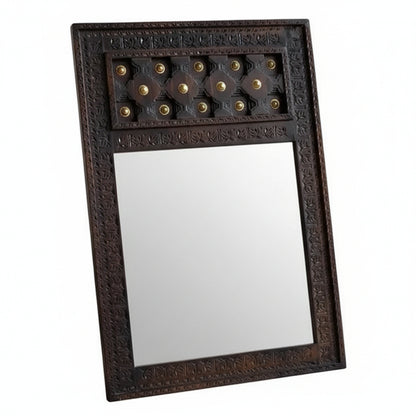 Wall hanging mirror frame