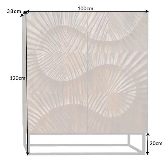 Wave Cabinet The Home Dekor