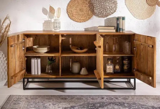 3 door cabinet in mango wood