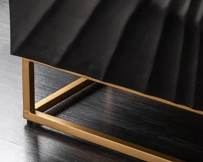 Wave sideboard 3 Door Black The Home Dekor