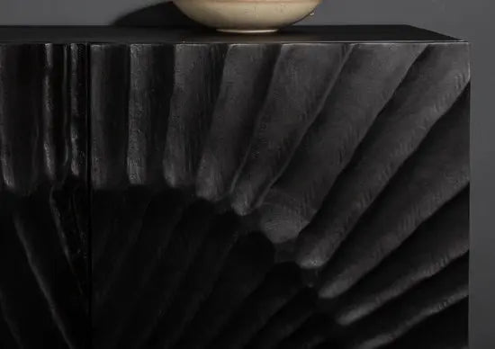 Wave sideboard 3 Door Black The Home Dekor