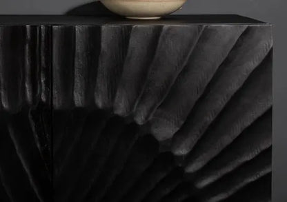 Wave sideboard 3 Door Black The Home Dekor
