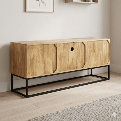 Bcak side view of Led cabinet