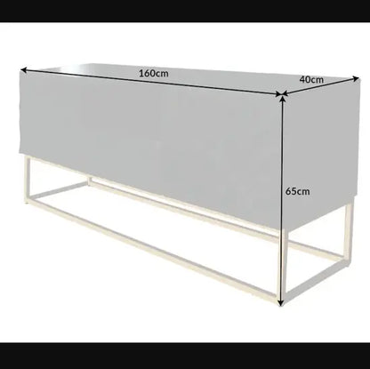 Wave tv cabinet black The Home Dekor