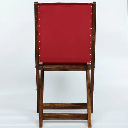 Solid Sheesham Wood Zoho Folding Chair. 