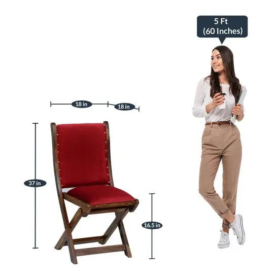 Sheesham Wood Zoho Folding Chair. 